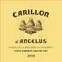 CHATEAU ANGELUS (SAINT-EMILION) CARILLON D'ANGELUS, Rot, 2018, Saint-Emilion grand cru. Das vordere Etikett