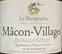 CAVE DES VIGNERONS DU BUXY La Burgondie, Bianco, 2020, Mâcon Villages. Etichetta frontale