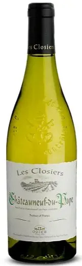 Clos de l’Oratoire des Papes Les Closiers, Blanco, 2020, Châteauneuf-du-Pape. Imagen de botella