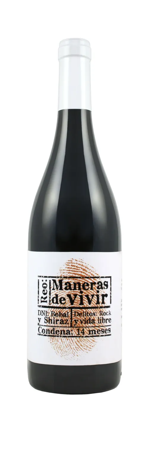 CELLER CATARUZ MANERAS DE VIVIR, Crianza, Red, 2018, Valencia. Bottle image