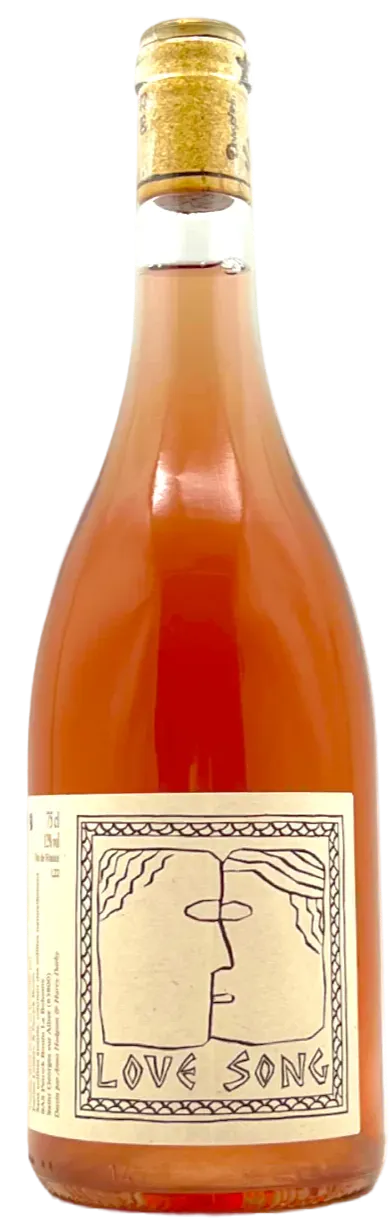 DOMAINE LA BOHEME (SAINT-GEORGES-SUR-ALLIER) LOVE SONG, Rosado, 2022. Imagen de botella