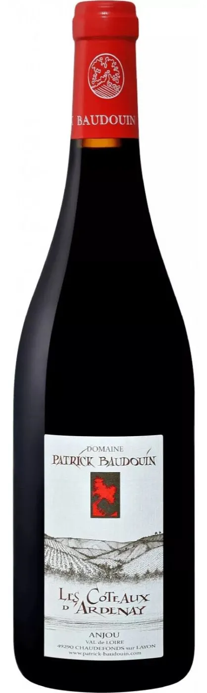 DOMAINE PATRICK BAUDOUIN (CHAUDEFONDS-SUR-LAYON) Les Coteaux d'Ardenay, Rouge, 2016, Anjou. Image de la bouteille