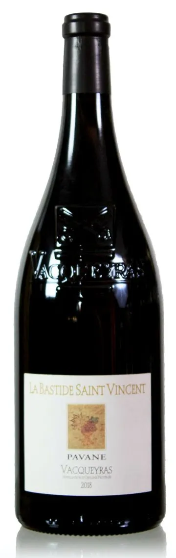 La Bastide Saint Vincent Pavane, Red, 2018, Vacqueyras. Bottle image
