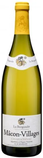 CAVE DES VIGNERONS DU BUXY La Burgondie, Bianco, 2020, Mâcon Villages. Immagine della bottiglia