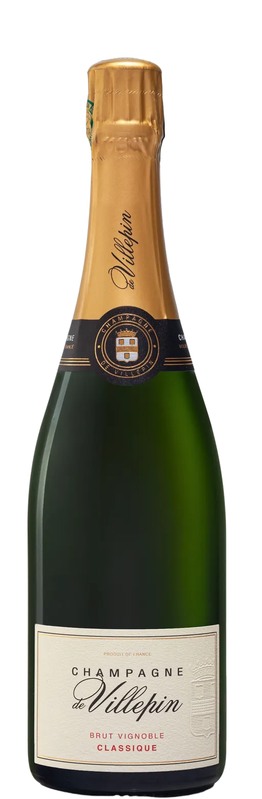 CHAMPAGNE DE VILLEPIN (BOURSAULT), Brut Vignoble, Bianco, NV, Champagne. Immagine della bottiglia