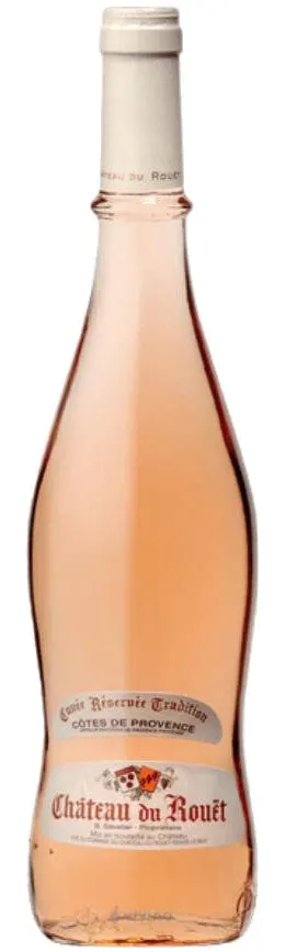 DOMAINE CHATEAU DU ROUET (LE MUY) Cuvée Réservée, Tradition, Rosé, 2020, Côtes de Provence. Image de la bouteille