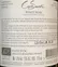 D PAUL MAS (MALRAS) Cuvée Secrète, Red, 2020, Pays d'Oc. Back label