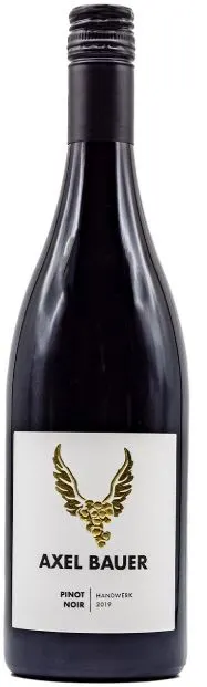 Axel Bauer, Pinot Noir Handwerk, Red, 2019, Badischer Landwein. Bottle image