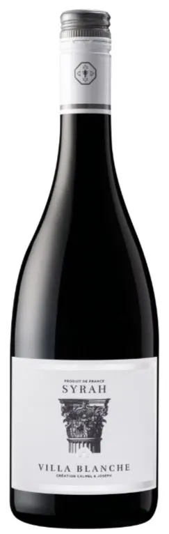 SCEA LA MADONE (MONTIRAT) Villa Blanche, Syrah, Rouge, 2020, Pays d'Oc. Image de la bouteille