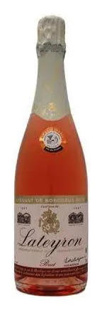 Lateyron, Rosé, NV, Crémant de Bordeaux. Bottle image