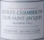 BRUNO CLAIR Domaine BRUNO CLAIR, Rouge, 2017, Gevrey-Chambertin premier cru Clos Saint-Jacques. Étiquette