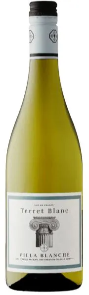 SCEA LA MADONE (MONTIRAT) Villa Blanche, Terret Blanc, Bianco, 2021, Côtes de Thau. Immagine della bottiglia