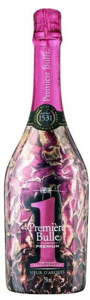 S.P.B.L.-DIVIN'AUDE-CAVE JULIETTE-CAVE DU BOULEVARD SAINT ANDRE-CAVE STEPHANIE VANEL-LE La Première Bulle, Blanc, 2015, Crémant de Limoux. Image de la bouteille