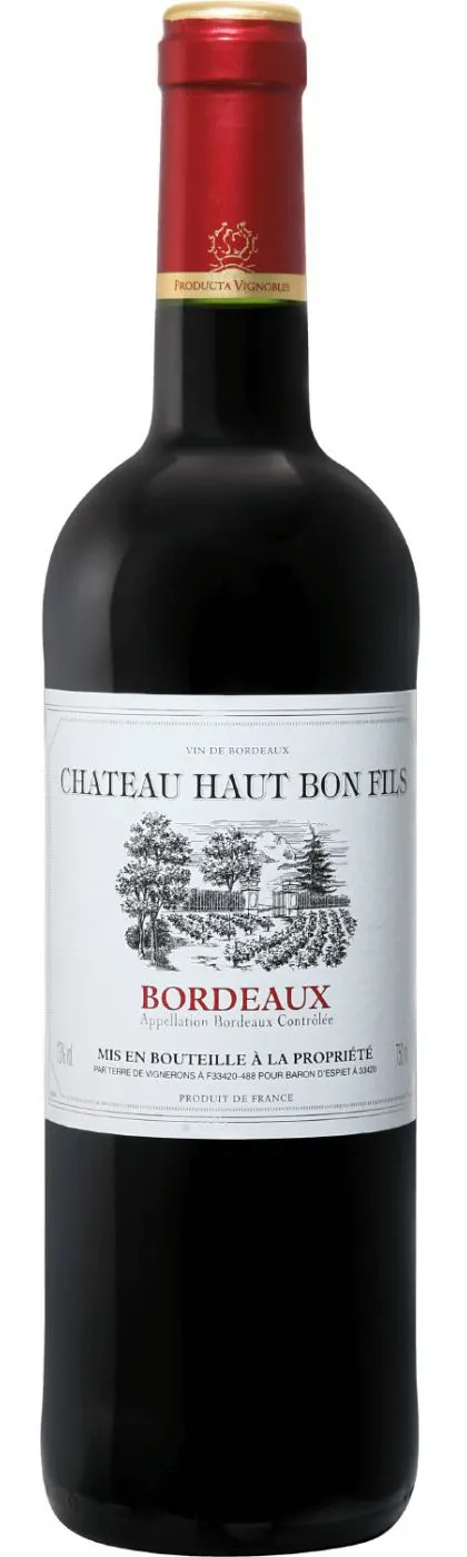 Producta Vignobles CHATEAU HAUT BON FILS, Red, 2019, Bordeaux. Bottle image