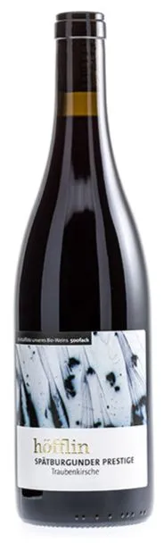Weingut Höfflin, Spätburgunder Prestige Traubenkirsche, Red, 2016, Badischer Landwein. Bottle image