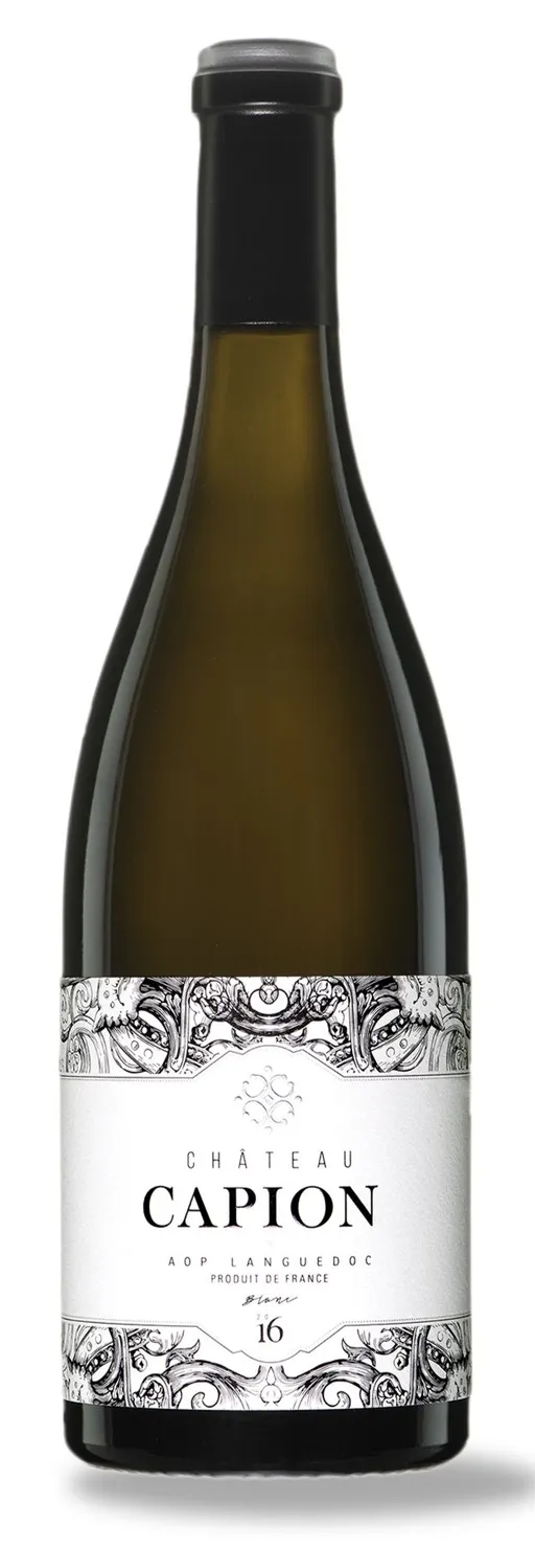 CHATEAU CAPION (ANIANE) CHATEAU CAPION, Blanc, 2016, Languedoc. Image de la bouteille