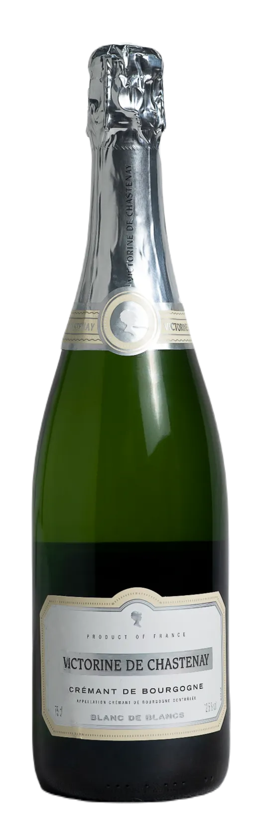 Union des vignerons des Monts de Bourgogne VICTORINE DE CHASTENAY, Blanc de Blancs, White, 2019, Crémant de Bourgogne. Bottle image