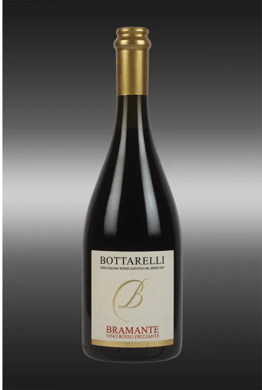AZIENDA AGRICOLA BOTTARELLI FRANCO & VALERIO SOCIETA' AGRICOLA BRAMANTE ROSSO FRIZZANTE, Red, NV. Bottle image