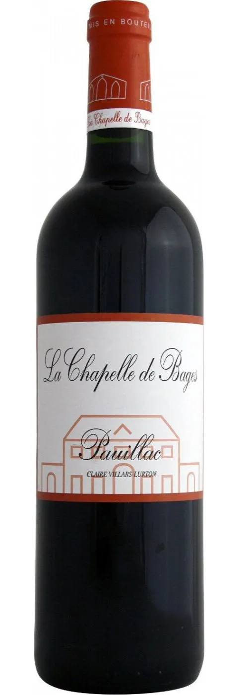 SOCIETE HAUT BAGES LIBERAL CHAPELLE DE BAGES, Rosso, 2013, Pauillac. Immagine della bottiglia