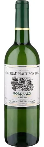 Producta Vignobles CHATEAU HAUT BON FILS, Weiß, 2018, Bordeaux. Flaschenabbildung