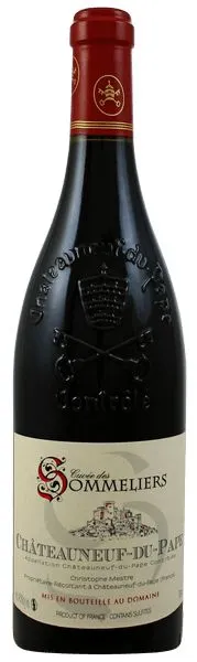 CHRISTOPHE MESTRE (CHATEAUNEUF-DU-PAPE) Cuvée des Sommeliers, Rot, 2015, Châteauneuf-du-Pape. Flaschenabbildung