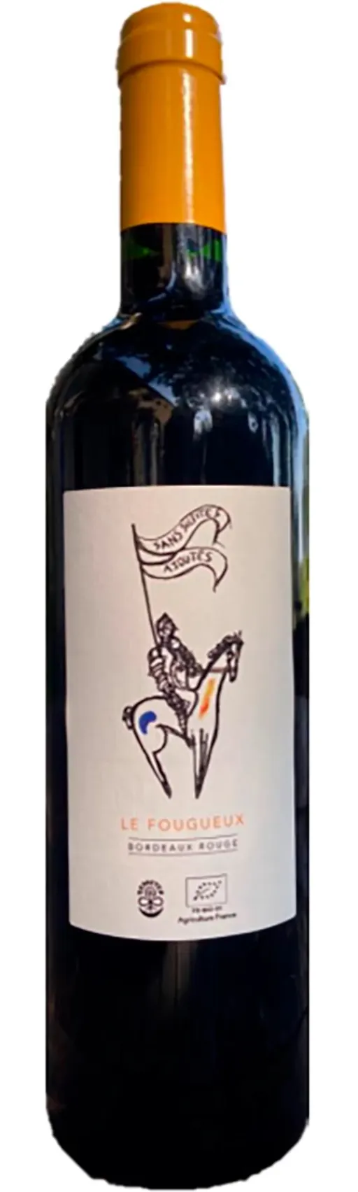 CHATEAU COURONNEAU (LIGUEUX) Le Fougueux, Rosso, 2020, Bordeaux. Immagine della bottiglia