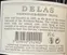 Delas Frères Domaine Des Tourettes, Red, 2015, Hermitage ou Ermitage ou l'Hermitage ou l'Ermitage. Back label