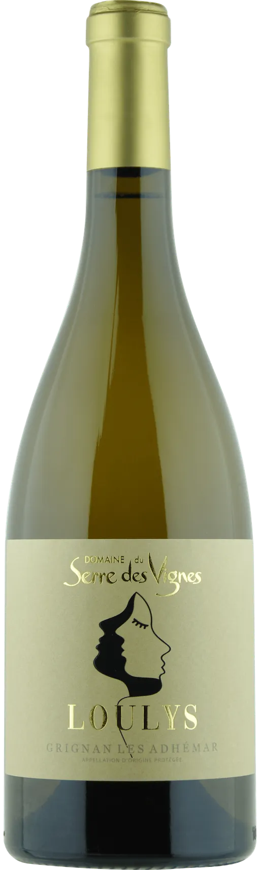 Gaec Du Serre Des Vignes Loulys, Blanco, 2021, Grignan-les-Adhémar. Imagen de botella
