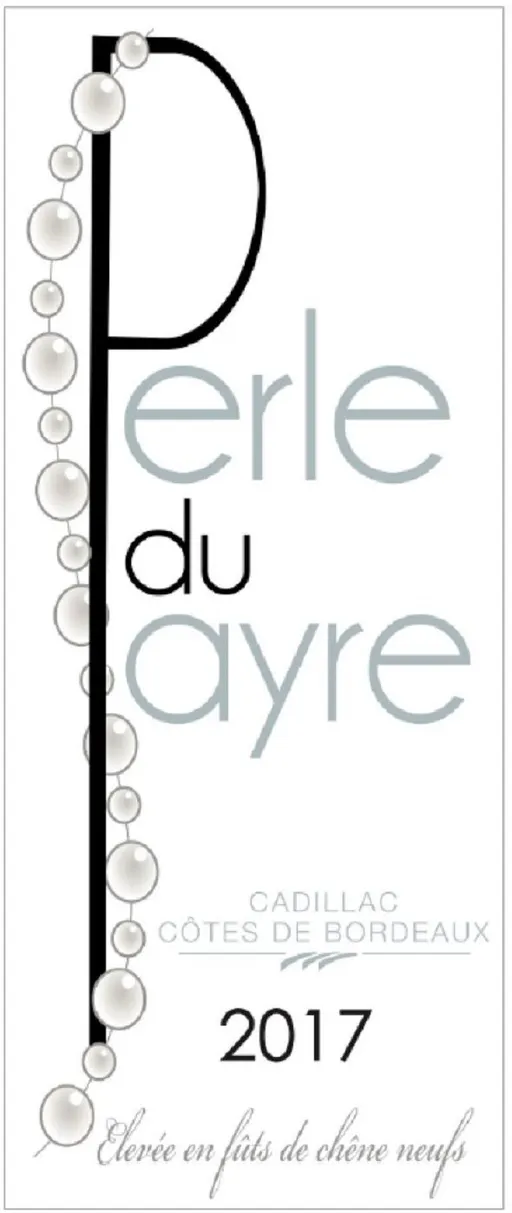 Vignobles Arnaud & Marcuzzi Château du Payre, Perle du Payre, Red, 2017, Côtes de Bordeaux Cadillac. Front label