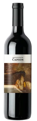 Château Capion LES FANTAISIES DE CAPION, Organic, Tinto, 2021, Pays d'Oc. Imagen de botella