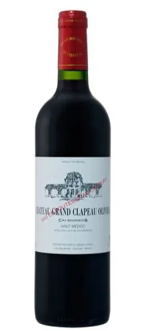 SCEA DU GRAND CLAPEAU CHATEAU GRAND CLAPEAU OLIVIER, Cru Bourgeois, Rouge, 2018, Haut-Médoc. Image de la bouteille