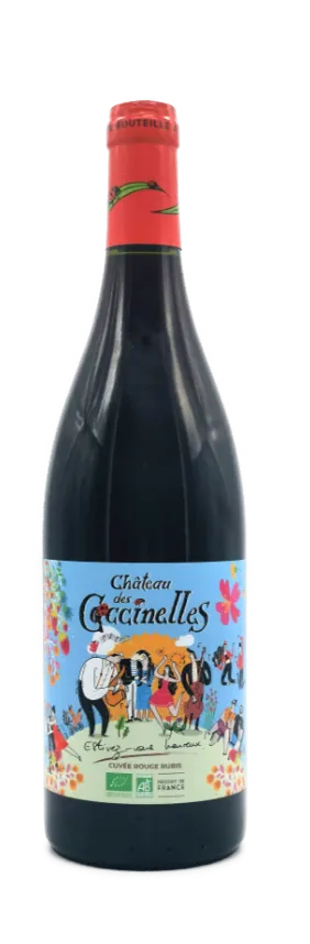 CHATEAU DES COCCINELLES (DOMAZAN) Château des Coccinelles, Rosso, 2020, Côtes du Rhône. Immagine della bottiglia