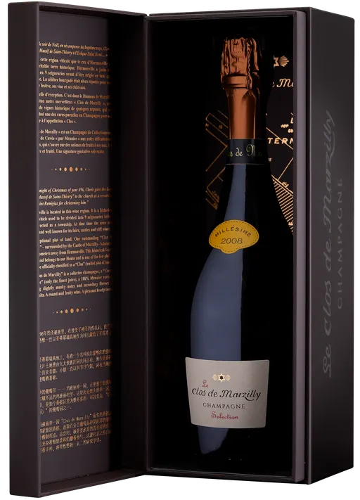 SAS CHAMPAGNE MICHEL FAGOT CHAMPAGNE MICHEL FAGOT, LE CLOS DE MARZILLY, White, 2008, Champagne. Bottle image