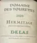 Delas Frères Domaine Des Tourettes, Blanc, 2020, Hermitage ou Ermitage ou l'Hermitage ou l'Ermitage. Étiquette