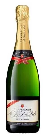 Champagne A. VIOT & Fils, Tradition, Bianco, NV, Champagne. Immagine della bottiglia