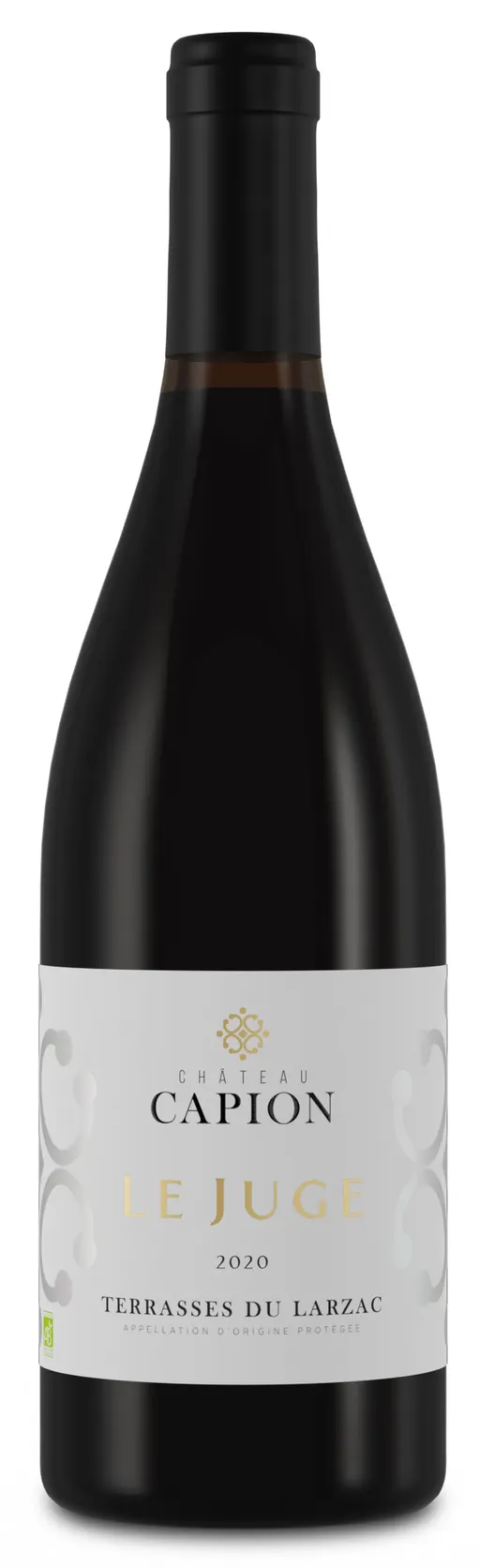 Château Capion LE JUGE, Red, 2020, Terrasses du Larzac. Bottle image