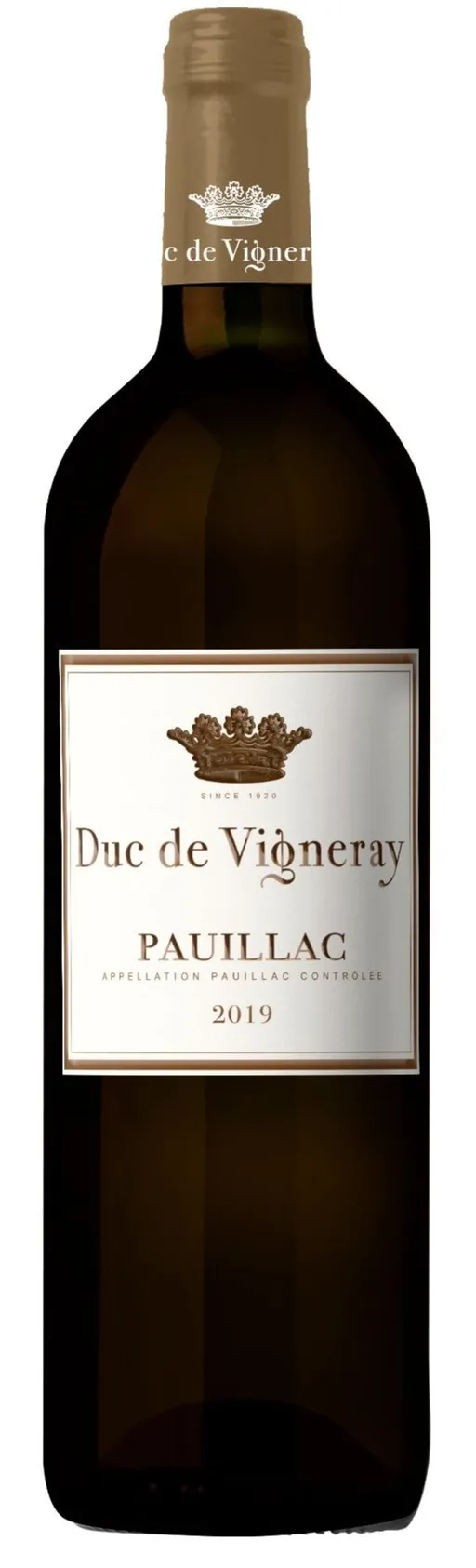 Seignouret Freres Duc de Vigneray, Red, 2019, Pauillac. Bottle image