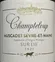 SCEA CHAMPTELOUP (VALLET) Champteloup, Sur Lie, White, 2021, Muscadet Sèvre et Maine. Front label