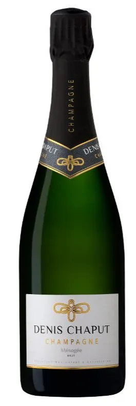 Champagne Denis Chaput Mésogée, Blanc, NV, Champagne. Image de la bouteille