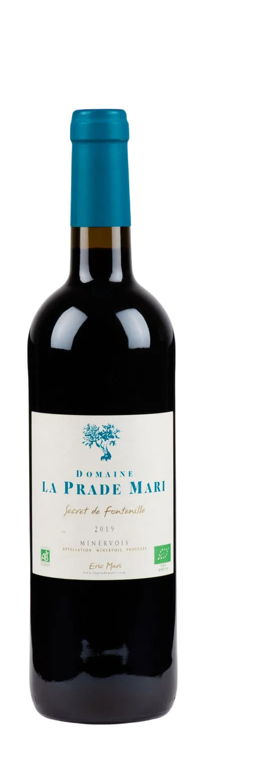 EARL DOMAINE LA PRADE MARI DOMAINE LA PRADE MARI, Secret de Fontenille, Tinto, 2020, Minervois. Imagen de botella