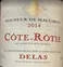 Delas Frères Seigneur de Maugiron, Red, 2014, Côte Rôtie. Front label