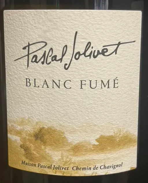 PASCAL JOLIVET (SANCERRE) PASCAL JOLIVET, Bianco, 2022, Pouilly-Fumé ou Blanc Fumé de Pouilly. Etichetta frontale