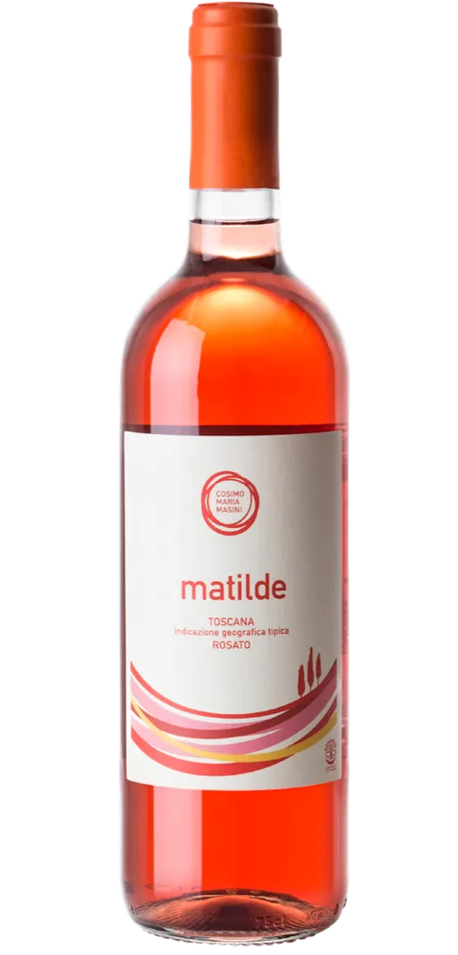TENUTA DI POGGIO S.R.L. SOCIETA' AGRICOLA COSIMO MARIA MASINI, Matilde, Rosé, 2022, Toscano / Toscana. Image de la bouteille