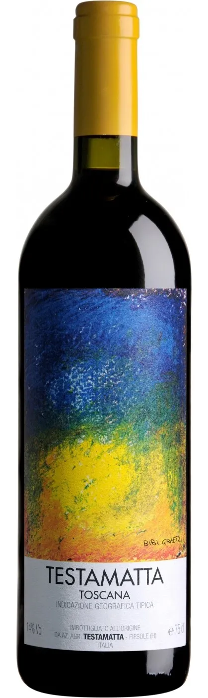 Bibi Graetz Testamatta, Red, 2011, Toscano / Toscana. Bottle image
