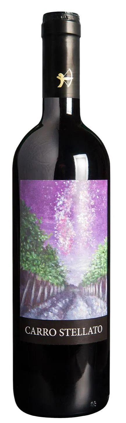AZ. AGR. ROBERTO MASCELLONI CARRO STELLATO, BIOLOGICO, Red, 2016, Orcia. Bottle image