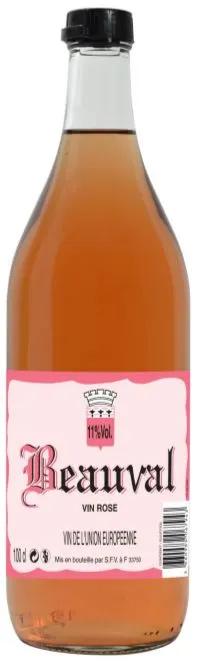 MAISON JOHANES BOUBEE (LA CHAPELLE D'ARMENTIERES) BEAUVAL, Rosado, NV. Imagen de botella