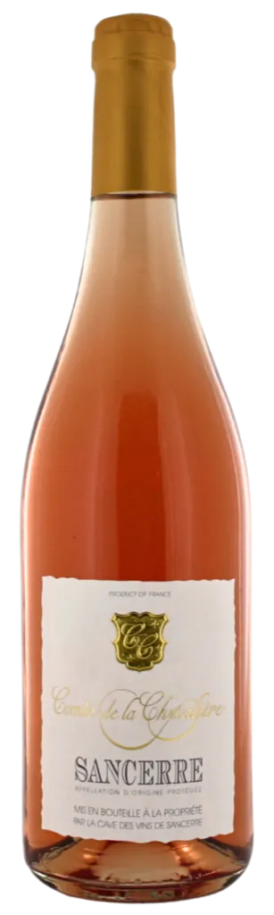 CAVE COOPERATIVE DES VINS DE SANCERRE Comte De La Chevaliere, Rosato, 2022, Sancerre. Immagine della bottiglia