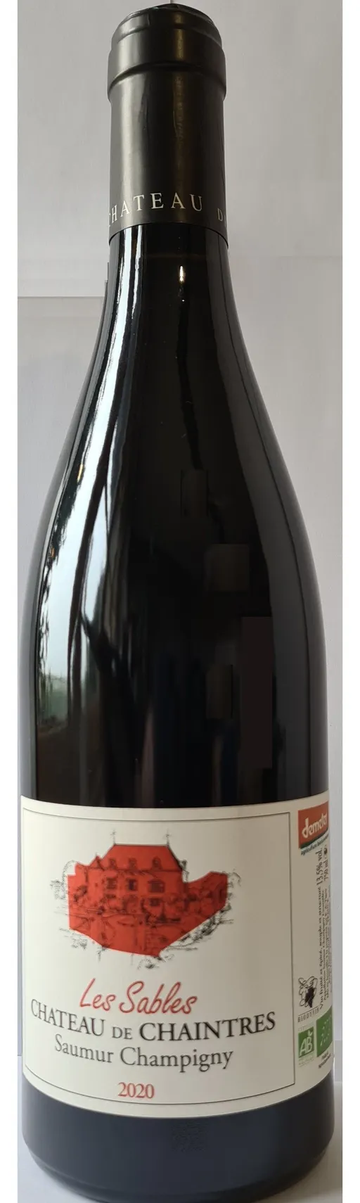 Domaine Vinicole De Chaintres Chateau De Chaintres, Rouge, 2021, Saumur-Champigny. Image de la bouteille