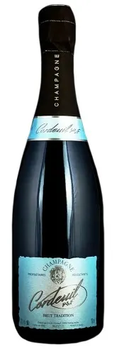 Champagne Cordeuil Père et Fille, TRADITION, Blanc, NV, Champagne. Image de la bouteille