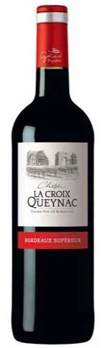 EARL Vignobles Gabard Château la Croix de Queynac Rouge Fruité, Rosso, 2019, Bordeaux supérieur. Immagine della bottiglia